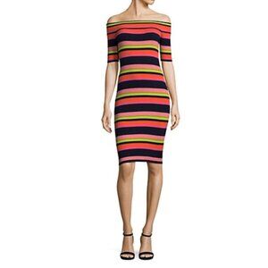 NWOT - Trina Turk Necha Multi Striped Dress Medium